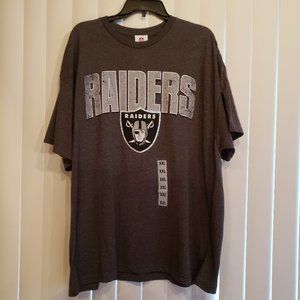 Las Vegas Raiders tee shirt with crystals applied